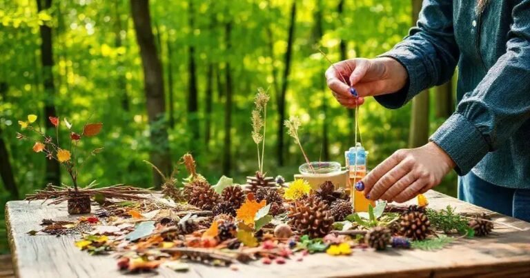 Como Criar Lembranças Criativas com Materiais Encontrados na Natureza