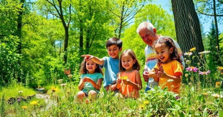 Como Ensinar Crianças Sobre a Natureza Durante Caminhadas