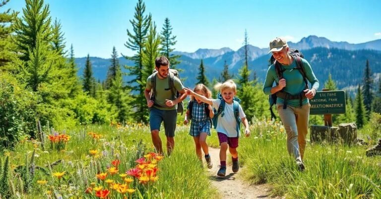 Explorando Parques Nacionais com Caminhadas Curtas para Crianças