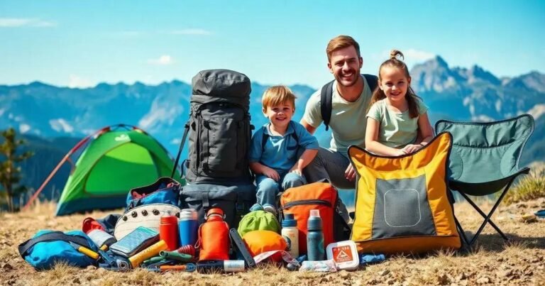 Guia Completo de Itens Compactos para Viagens de Aventura em Família