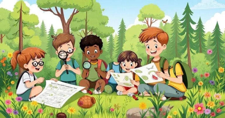 Jogos Educativos para Crianças Durante Trilhas