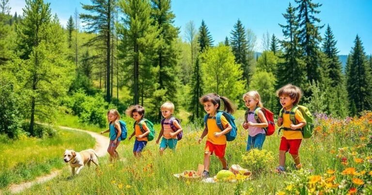 Melhores Estratégias para Encorajar Crianças a Caminhar em Terrenos Naturais