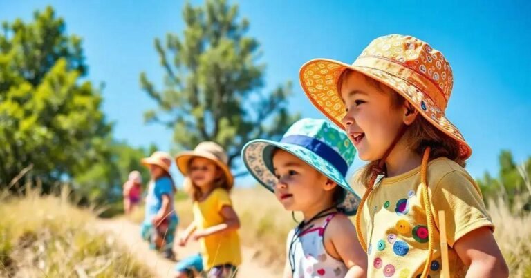 Os Melhores Chapéus e Bonés para Crianças em Trilhas ao Ar Livre