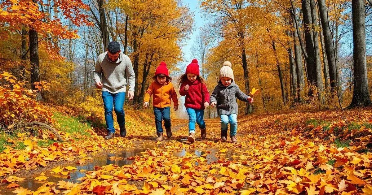 Por que escolher trilhas de outono para crianças?