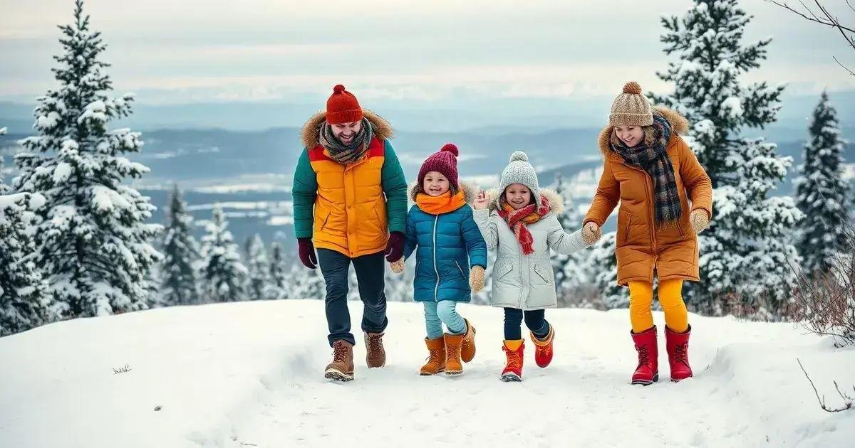 Preparativos para Caminhar no Inverno